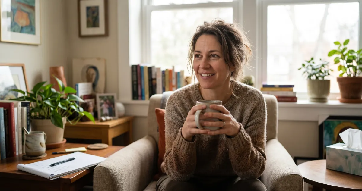 Therapist writing their website About page